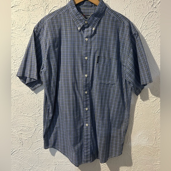 Men’s Ralph Lauren Chaps Short Sleeve Button Down aid Shirt - Picture 1 of 5